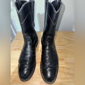 Full Quill Ostrich Boots